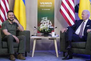 Volodymyr Zelenskyj na summite NATO vo Vilniuse.