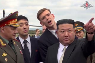Kim Čong-un na návšteve Ruska.