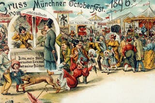 Zábava v plnom prúde: Mníchovské slávnosti si užívala verejnosť už v 19. storočí. Oktoberfest je taký populárny, že ho organizuje mnoho miest po celom svete.