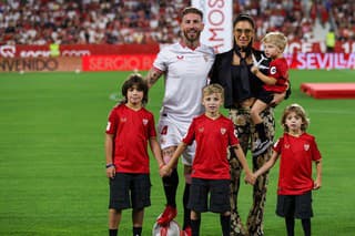 Sergio Ramos s rodinkou.
