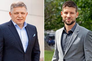 Robert Fico a Michal Šimečka