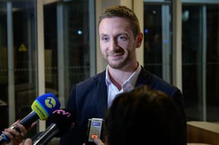 Na snímke predseda hnutia Republika Milan Uhrík
