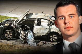 Auto Mareka Rakovského explodovalo za jazdy v Žiari nad Hronom. Mestský poslanec zhorel zaživa.