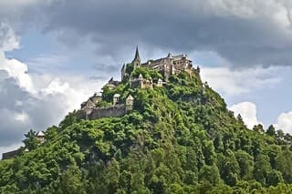 Hochosterwitz, Rakúsko: Z nádherného hradu je výhľad do širokého okolia.