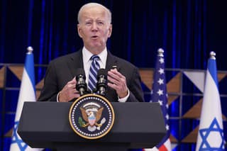 Prezident Joe Biden sa vyjadruje k vojne medzi Izraelom a Hamasom po stretnutí s izraelským premiérom Benjaminom Netanjahuom 