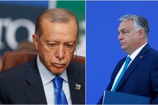  Turecký prezident Recep Tayyip Erdogan a premiér Maďarska Viktor Orbán.