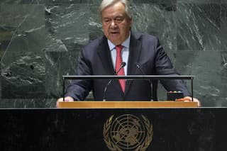 Na archívnej snímke z 19. septembra 2023 generálny tajomník OSN António Guterres.
