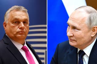Viktor Orbán a Vladimir Putin.