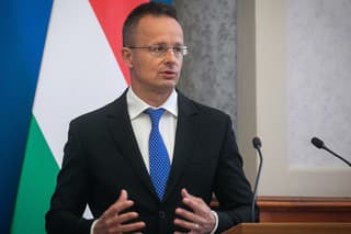 Maďarský minister zahraničného obchodu a zahraničných vecí Péter Szijjártó.