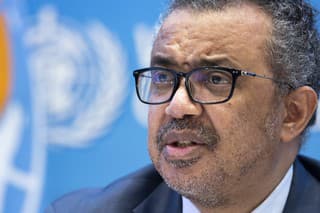 Šéf Svetovej zdravotníckej organizácie (WHO) Tedros Adhanom Ghebreyesus.