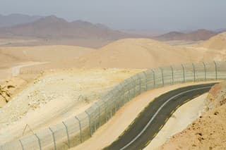 Isreale-Egypt border fence.