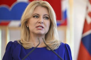 Prezidentka SR Zuzana Čaputová počas vyhlásenia k výsledkom volieb do NR SR v Prezidentskom paláci 2. októbra 2023 v Bratislave.
