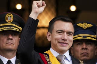 Najmladší ekvádorský prezident v histórii Daniel Noboa sa ujal funkcie