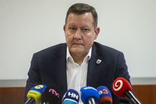 Špeciálny prokurátor SR Daniel Lipšic počas tlačovej konferencie.