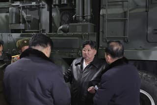 Na snímke severokórejskej vlády z 10. januára 2024, severokórejský vodca Kim Čong-un.