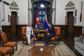 Prezidentka SR Zuzana Čaputová sa stretla v utorok s kanadským premiérom Justinom Trudeauom.
