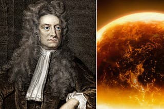 Isaac Newton bol nadšeným astronómom. 