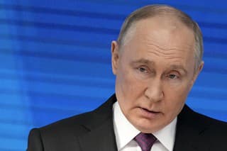 Vladimir Putin počas prejavu 29.2.