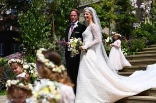 Thomas Kingston si vzal Lady Gabriellu Windsor v roku 2019.