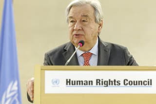 Na snímke generálny tajomník OSN António Guterres.