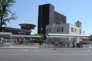 Autobusová stanica v Trnave.