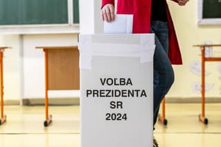 Prvé kolo volieb prezidenta Slovenskej republiky na ZŠ Alexandra Dubčeka v Bratislave.