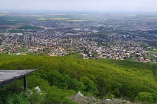 View from Zobor mount in daytime, Nitra, Slovakia