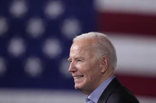 Americký prezident a prezidentská kandidát Joe Biden 