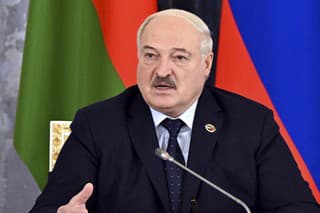 Na archívnej snímke z 29. januára 2024 bieloruský prezident Alexandr Lukašenko 