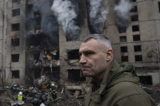 Na snímke starosta Kyjeva Vitalij Kličko 