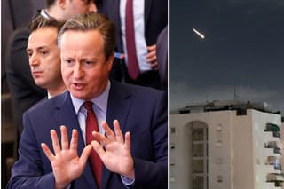 David Cameron označil iránsky útok na Izrael za dvojitú prehru.
