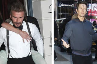 David Beckham a Mark Wahlberg riešia spor.