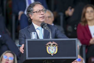 Kolumbijský prezident Gustavo Petro
