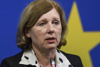 Na snímke podpredsedníčka Európskej komisie (EK) a komisárka pre hodnoty, transparentnosť a spravodlivosť Věra Jourová.