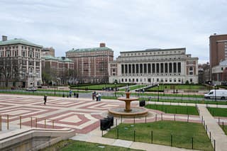 New York City, United States, April 7, 2023 - Columbia University Library in New York City, USA.