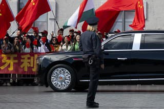 Čínskeho prezidenta prijali na Budínskom hrade