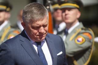 Na snímke premiér SR Robert Fico (Smer-SD).