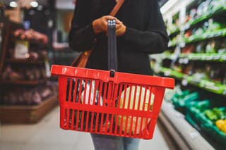 Cropped shot of a woman shopping in a grocery store