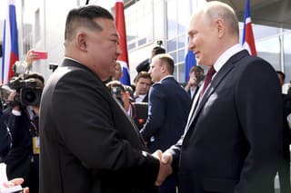 Kim Čong-un a Vladimir Putin na stretnutí ešte v septembri v roku 2023.