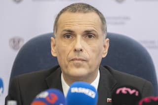 Generálny prokurátor SR Maroš Žilinka počas tlačovej konferencie.