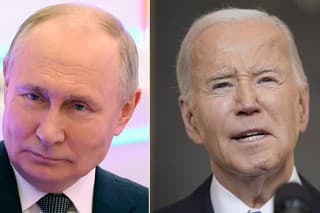 Ruský prezident Vladimir Putin a prezident USA Joe Biden.