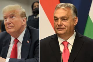 Donald Trump a Viktor Orbán.