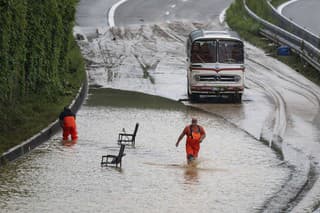 Záplavy v Nemecku.