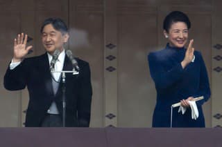 Japonský cisár Naruhito a cisárovná Masako 