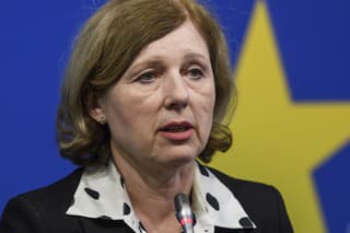 Na snímke podpredsedníčka Európskej komisie (EK) a komisárka pre hodnoty, transparentnosť a spravodlivosť Věra Jourová.