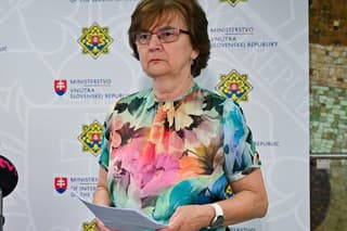 Na snímke riaditeľka odboru volieb, referenda a politických strán Ministerstva vnútra (MV) SR Eva Chmelová.