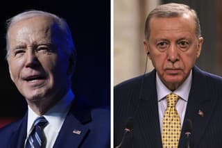 Joe Biden (vľavo) a Recep Tayyip Erdogan