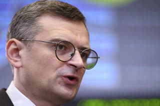 Na snímke ukrajinský minister zahraničných vecí Dmytro Kuleba
