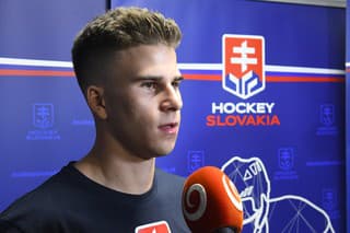 Slovenský hokejista Filip Mešár.