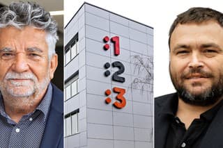 Spolu s názvom RTVS odvčera skončil aj jej generálny riaditeľ Ľuboš Machaj (vľavo). Igor Slanina bude mať obmedzené kompetencie.